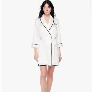 Kate Spade wedding/bride Mrs. Robe
